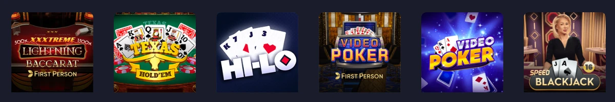 WildTornado Casino Table Games