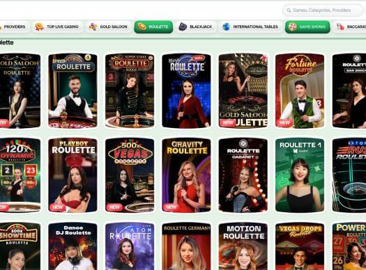 Casinolo Casino roulette screenshot