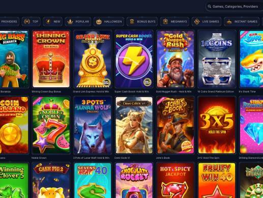 Cazeus Casino online slots screenshot